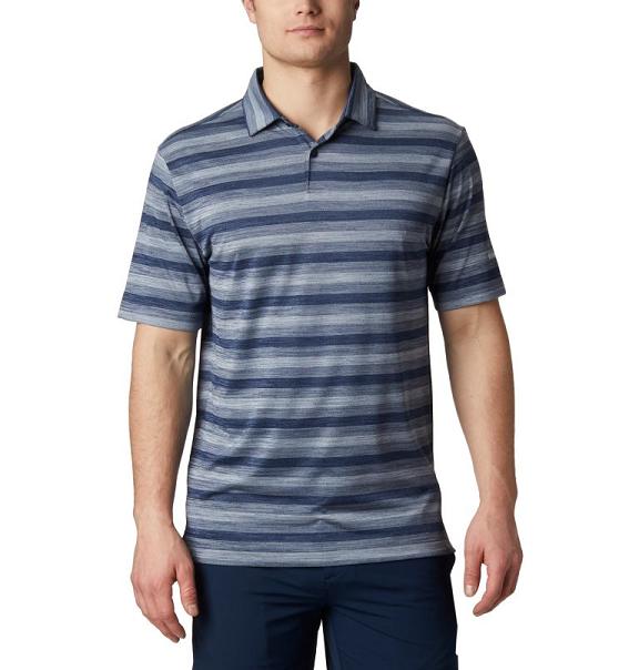 Columbia Omni-Wick Polo Navy For Men's NZ93157 New Zealand